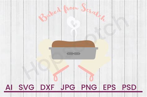 Download Free Baked From Scratch - SVG File, DXF File For Cricut