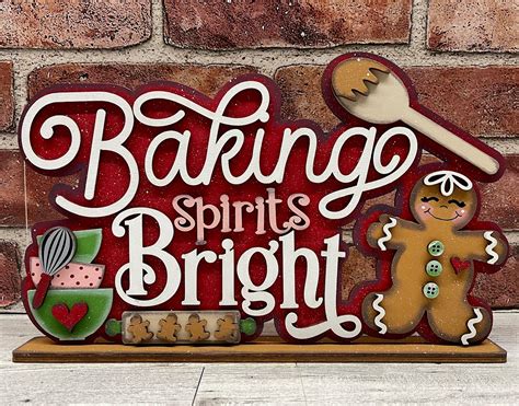 Download Free Baking Spirits Bright Files For Crafts