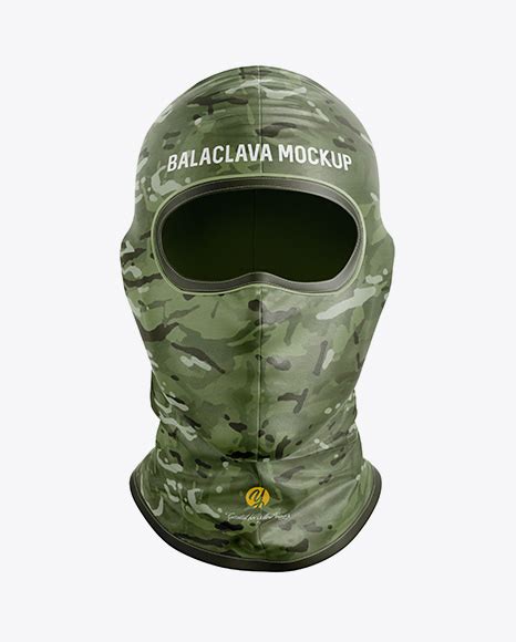 Download Free Balaclava Mockup - Front View PSD Generator