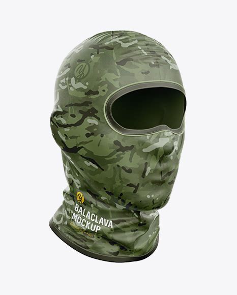 Download Free Balaclava Mockup - Halfside View PSD Generator