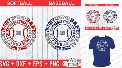 Download Free Baseball / Softball round subway art Files DXF Files