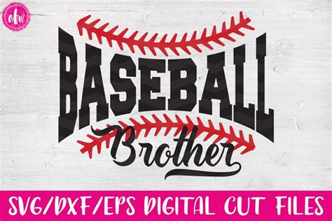Download Free Baseball Brother - SVG, DXF, EPS Cut File Files Free PSD Mockups