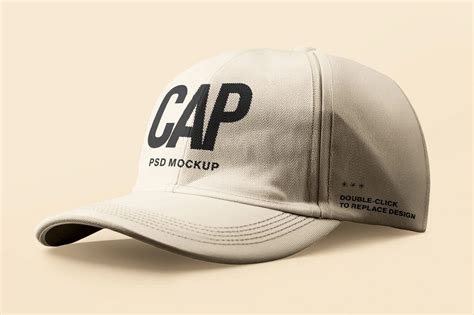 Download Free Baseball Cap 3D Mockup PSD Templates Object Mockups PSD Files