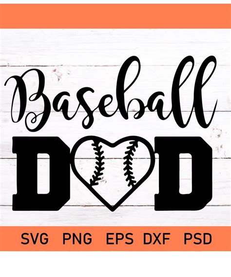 Download Free Baseball Dad - SVG, DXF, EPS Cut Files DXF Files