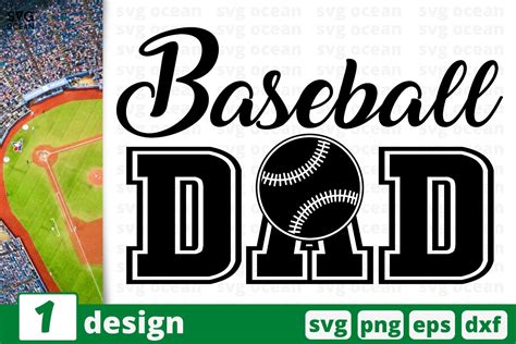 Download Free Baseball Dad - Svg Cut File Files DXF Files