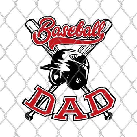 Download Free Baseball Dad - Svg Cut File Silhouette DXF Files