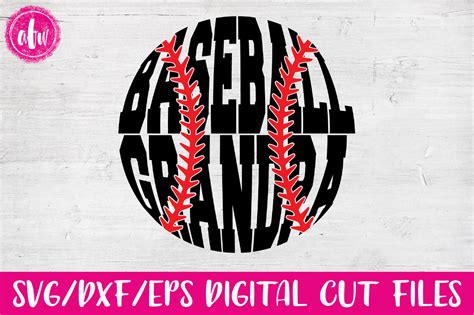 Download Free Baseball Grandpa - SVG, DXF, EPS Cut File DXF Files