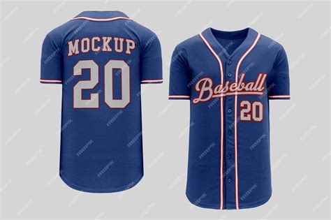 Download Free Baseball Jersey Mockup Set PSD Templates Generator PSD Files
