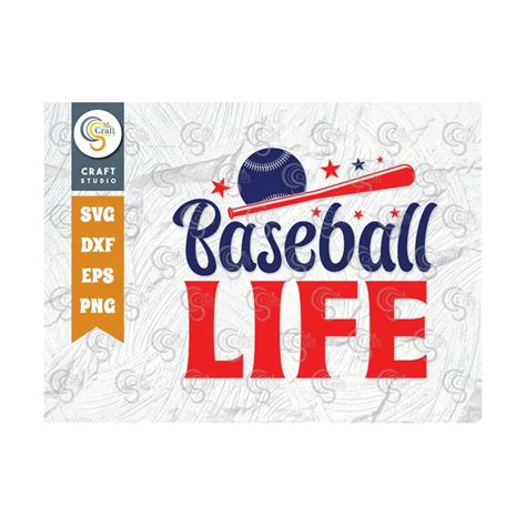 Download Free Baseball Life , Svg Cut File Crafts