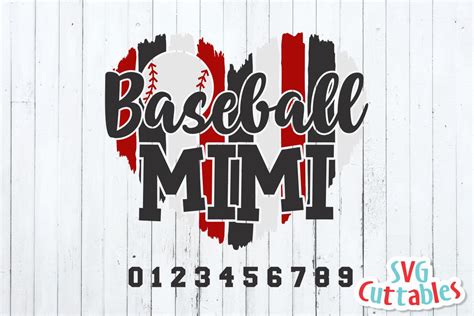 Download Free Baseball Mimi - SVG, DXF, EPS Cut File Commercial Use For Crafts