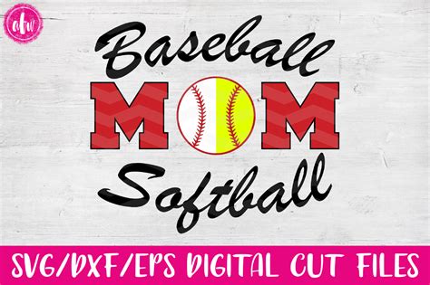 Download Free Baseball Mom * Softball Mom DXF Files
