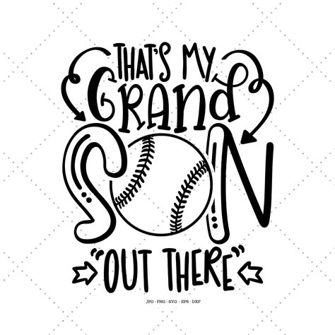 Download Free Baseball Mom / Grandma Patterned Files DXF Files