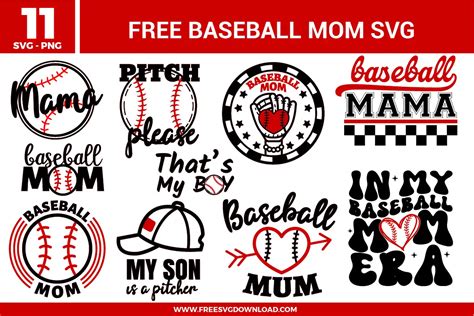 Download Free Baseball Mom For Crafts
