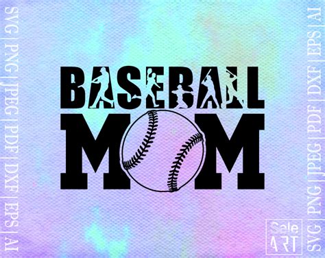 Download Free Baseball Mom SVG Commercial Use