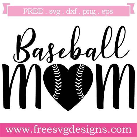 Download Free Baseball Mom SVG DXF Files