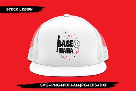 Download Free Baseball Nana Bat Ball SVG Files