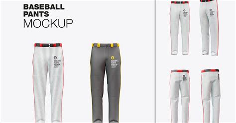 Download Free Baseball Pants Mockup PSD Generator