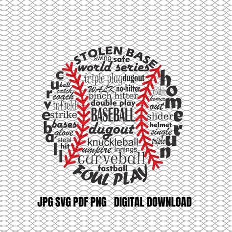 Download Free Baseball Player Wordart Cut Images