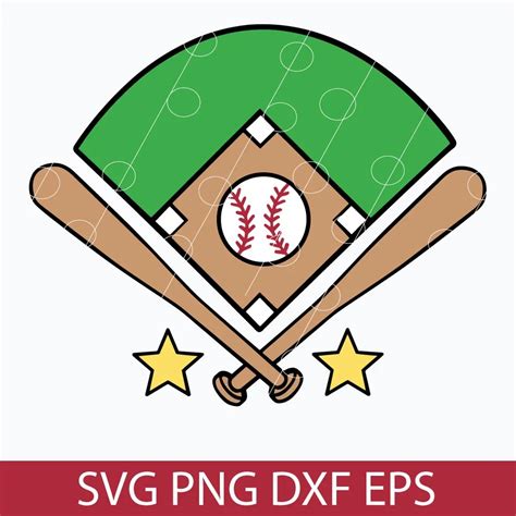 Download Free Baseball Stars SVG Crafts