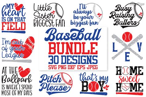 Download Free Baseball Svg Bundle Files DXF Files