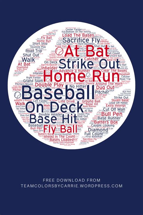 Download Free Baseball Word Art | SVG Cut File Cut Images