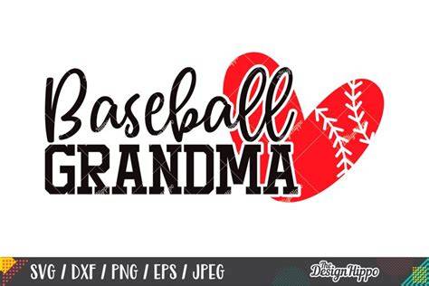 Download Free Baseball grandma 2 svg DXF Files