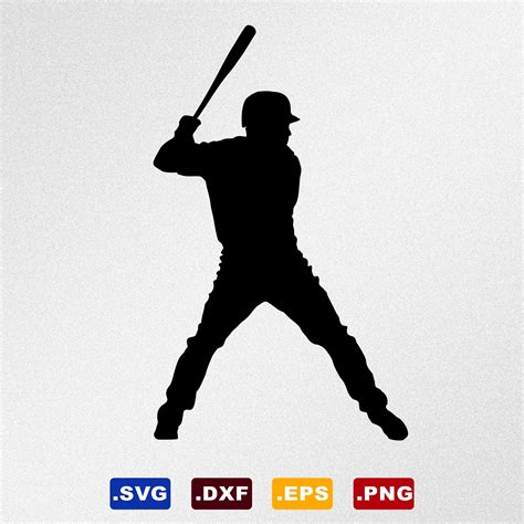 Download Free Baseball player Svg DXF Files