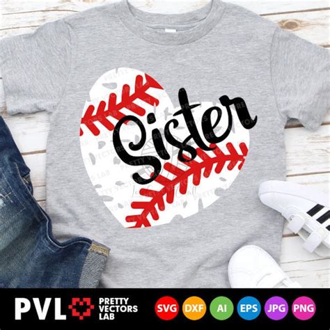 Download Free Baseball sister 2 svg DXF Files