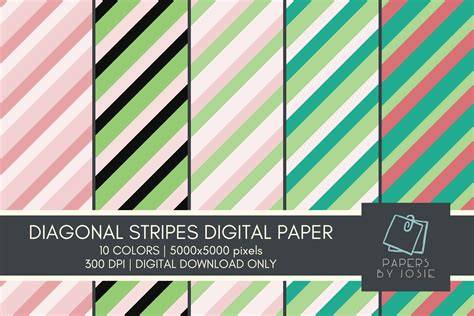 Download Free Basic Stripes Digital Paper For Cricut