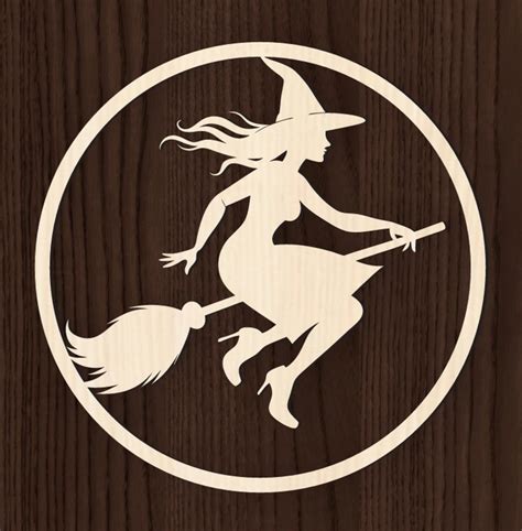Download Free Basic Witch Halloween DXF Files