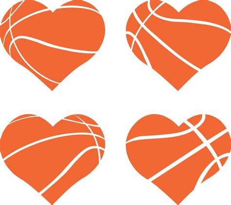Download Free Basketball Hearts Cut Files
