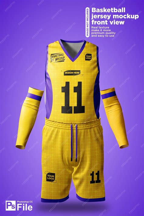 Download Free Basketball Kit Mockup PSD Yellowimages PSD Files