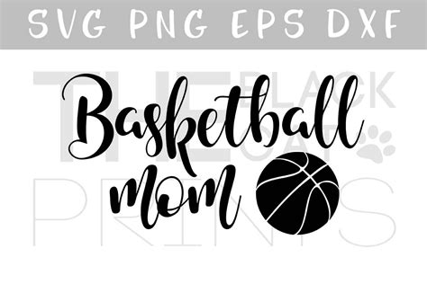 Download Free Basketball Mom - SVG, DXF, EPS Cut Files DXF Files