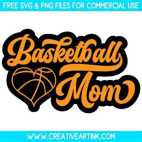 Download Free Basketball Mom Files For Crafts