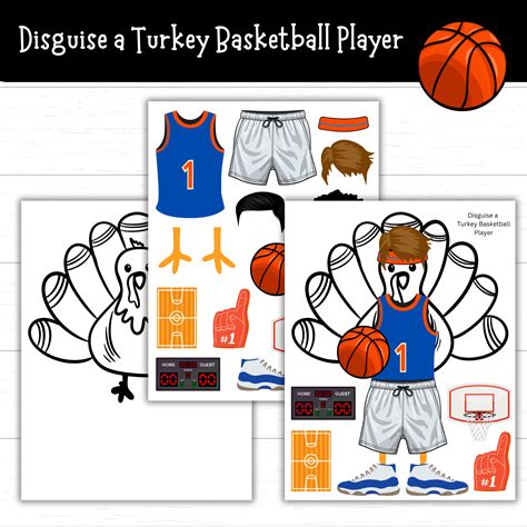 Download Free Basketball Player Set For Crafts