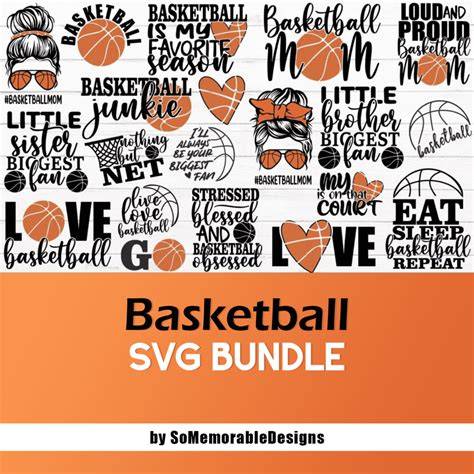 Download Free Basketball SVG Bundle Cut Files