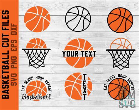 Download Free Basketball Template 0026 | Cut File Cut Files