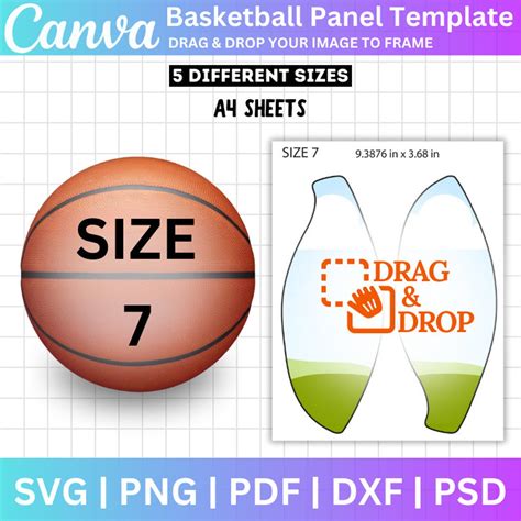 Download Free Basketball Template Bundle #2, svg cut files For Cricut