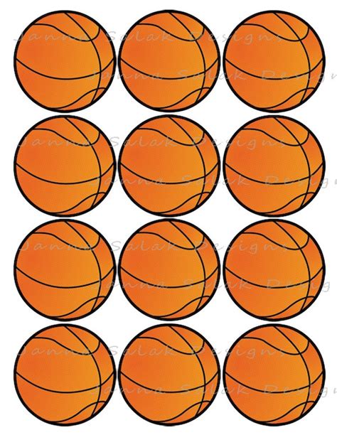 Download Free Basketballs Printable