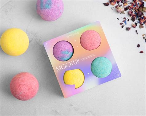 Download Free Bath Bomb Mockup Set PSD Templates TIFF Files PSD Files