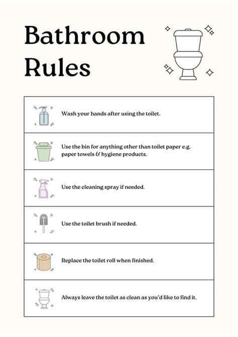 Download Free Bathroom Rules Files