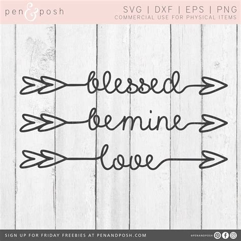 Download Free Be Mine Arrow Cut Files