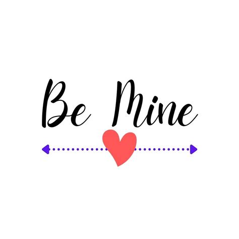Download Free Be Mine Arrow Easy Edite