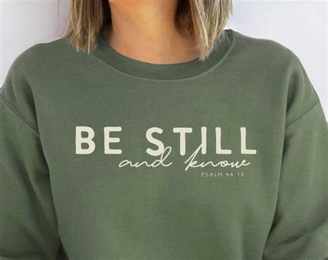 Download Free Be Still and Know for Cricut Machine