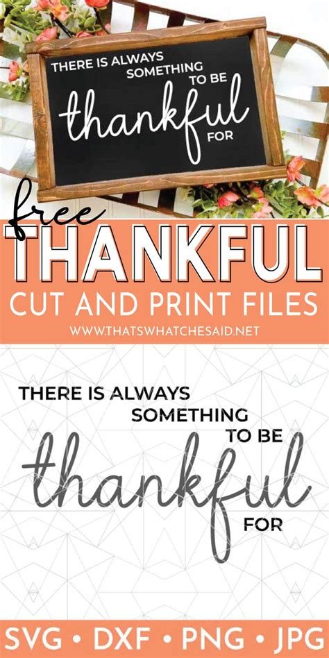 Download Free Be Thankful SVG For Crafts
