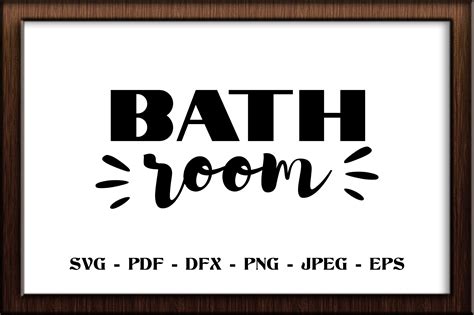 Download Free Be The Change Bathroom SVG Cut File Files