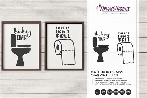 Download Free Be The Change Bathroom SVG Cut File Files DXF Files