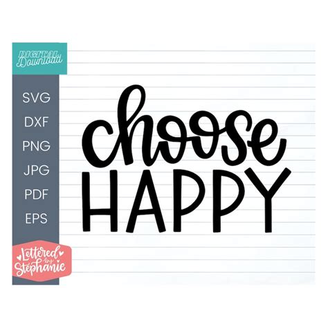Download Free Be happy SVG CUT FILE Files For Crafts
