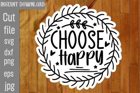 Download Free Be happy SVG CUT FILE Printable