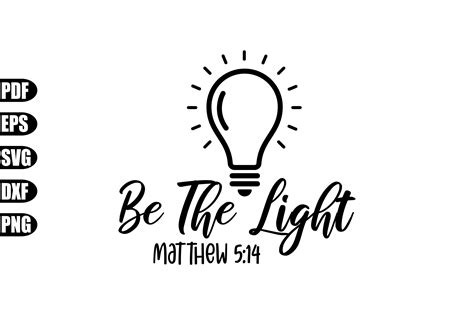 Download Free Be the light SVG Commercial Use